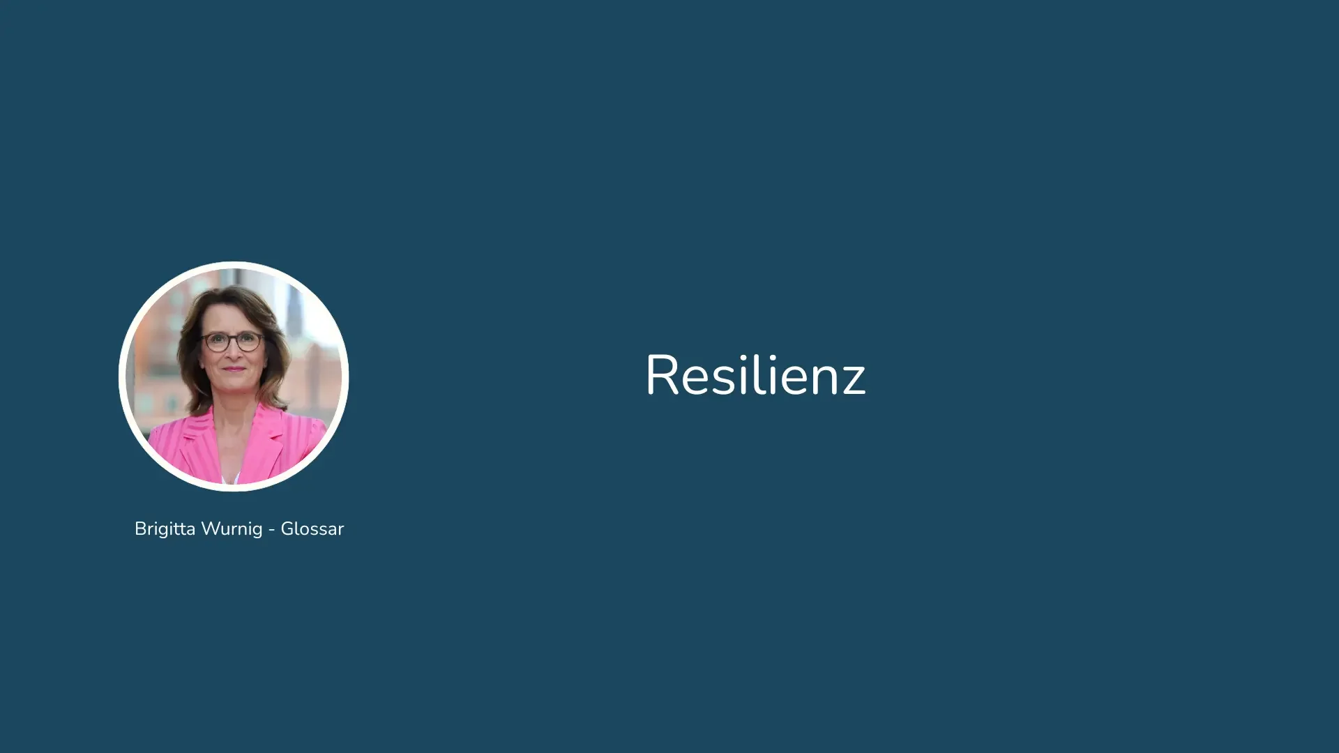 Resilienz