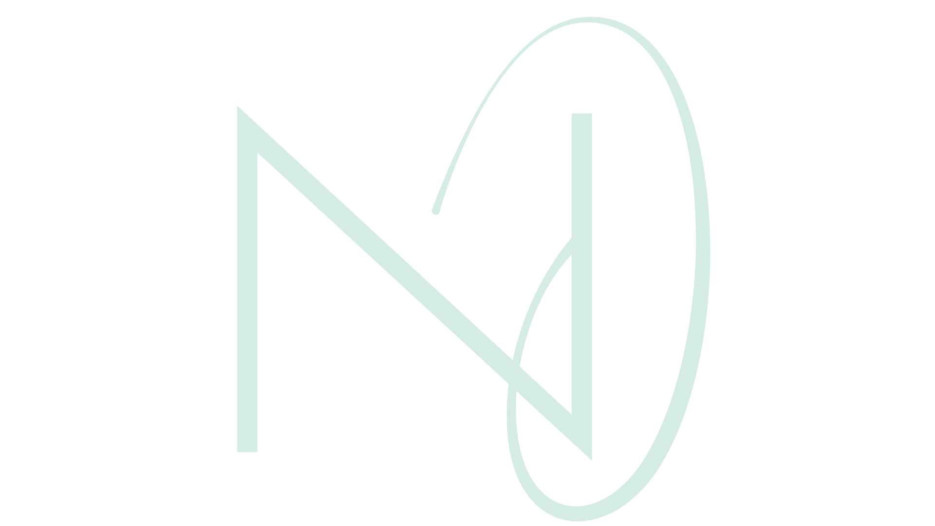 Black and mint green nwanyi oma style curating logo