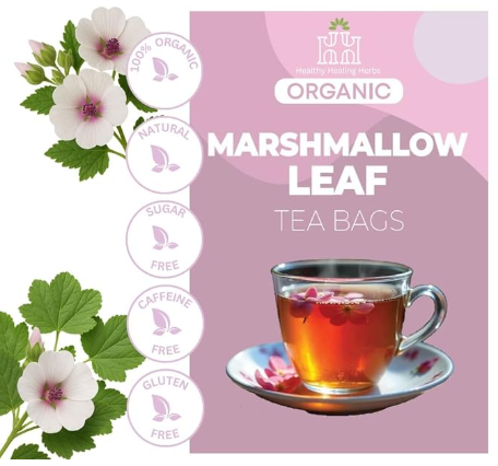 Marshmallow leaf tea