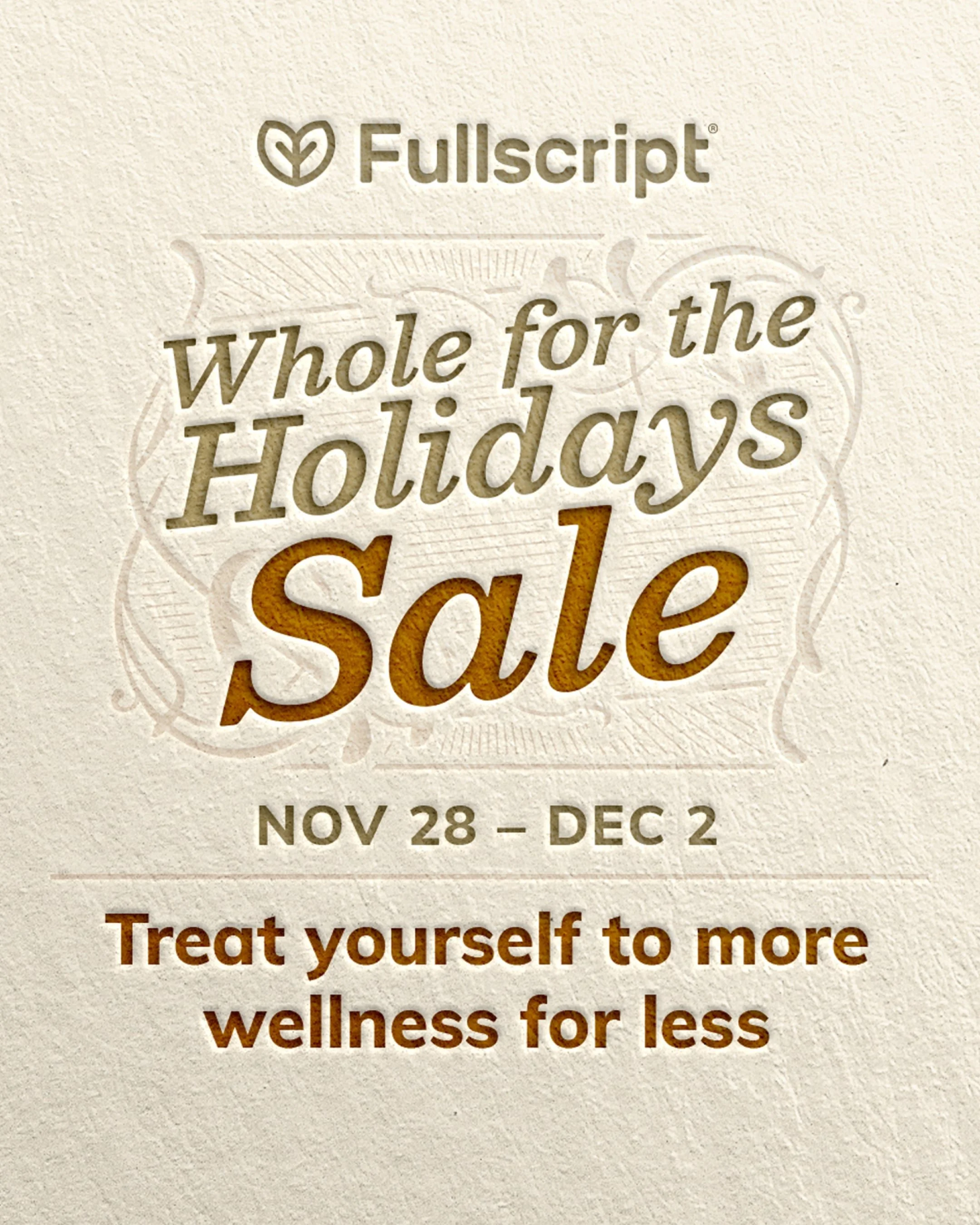 20% off - Holiday Sale Now On