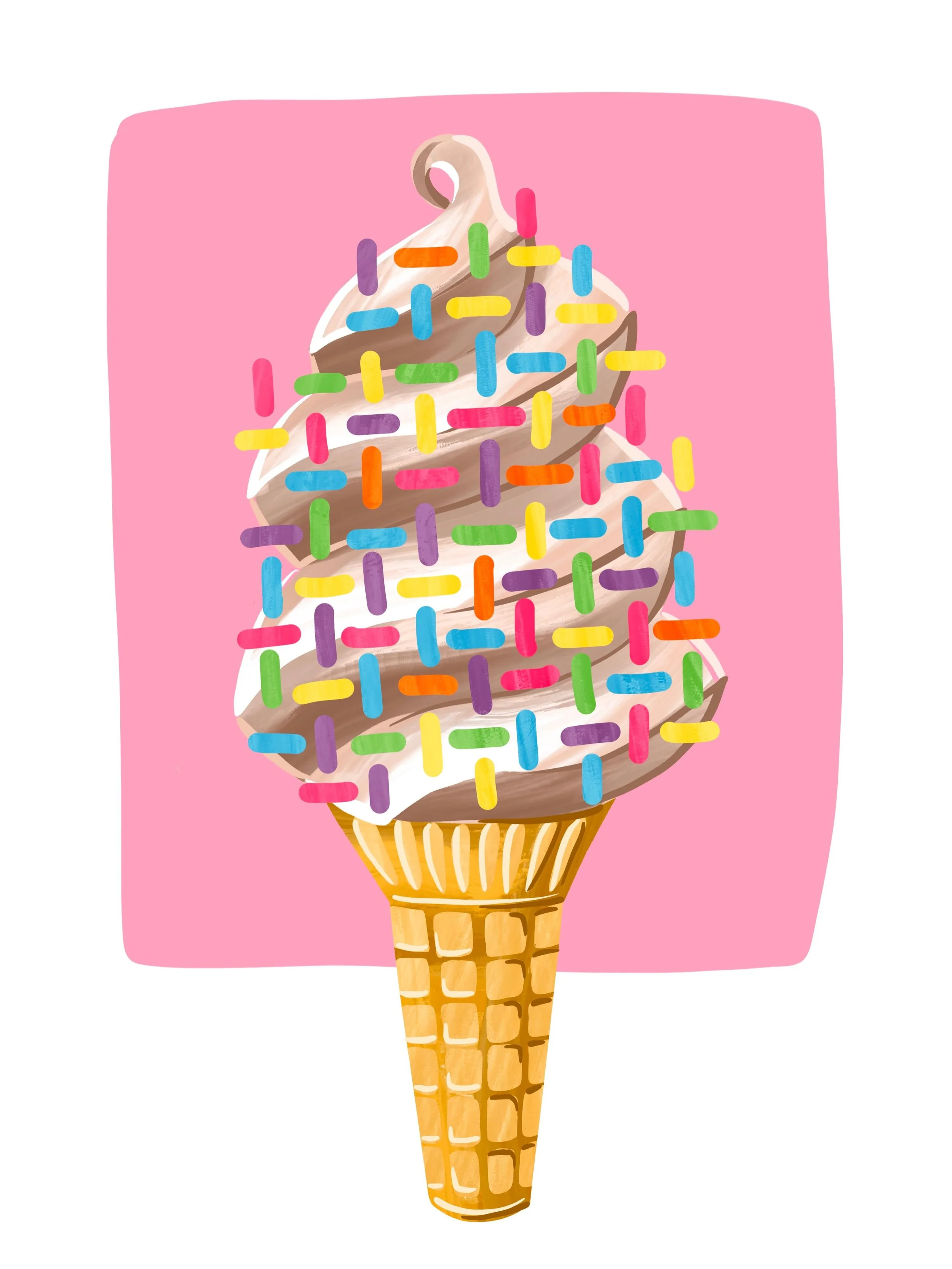 Art for fun🍦for the summer lovin&rsquo; OCD girlies