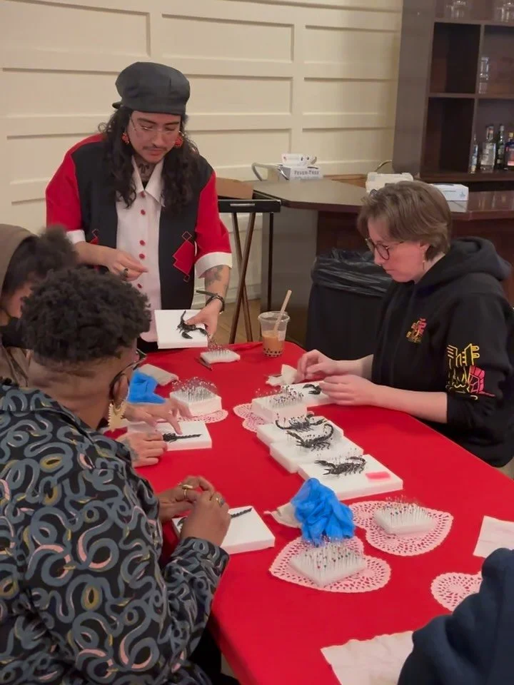 Thank you to everyone who joined our Scorpion Hearts Workshop this Valentine&rsquo;s season 🦂🖤

Huge shoutout to Athena @wries and Gemma @wintercowb0y for holding it down while I fluttered off to Michoac&aacute;n to visit the monarch butterflies 🦋