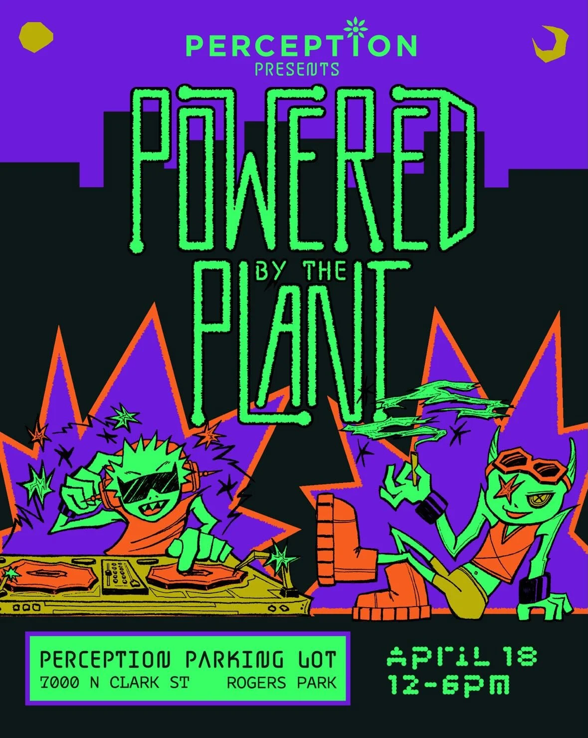 See ya this weekend at the @perceptioncannabis parking lot for a 4/20 celebration 💨💚 Sick DJ line-up, talented vendors to shop with, and sponsors to enjoy product from 💨

Vendors 💚
@antipole.shop @handmade_by_neeks @lastlegsshop @katiewiththebang