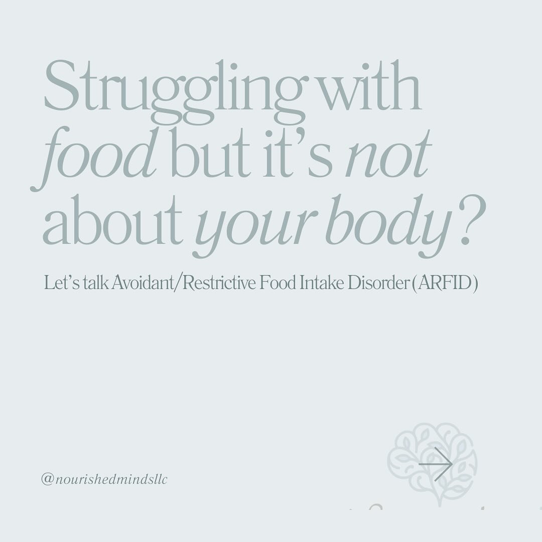Not all eating disorders are about body image and that&rsquo;s exactly why so many people with ARFID feel invisible. When your relationship with food is driven by fear, sensory overwhelm, past trauma, or lack of interest&mdash;not weight&mdash;it can