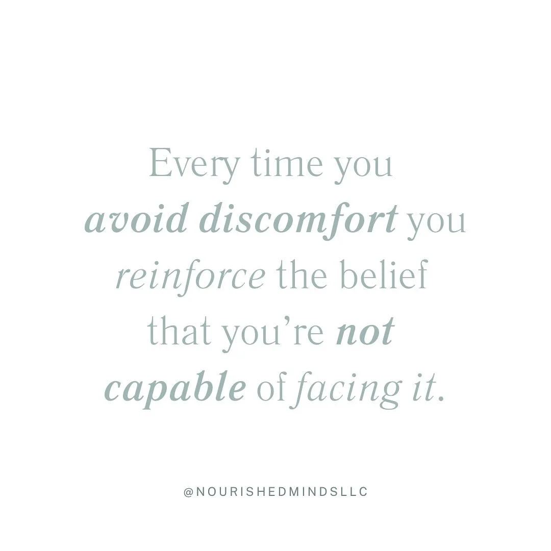 Avoidance feels safe in the moment&hellip; but every time you avoid, you tell your brain &ldquo;I can&rsquo;t handle this.&rdquo;

Recovery is like jumping into cold water  and delaying the jump doesn&rsquo;t make the water any warmer. 

The longer y