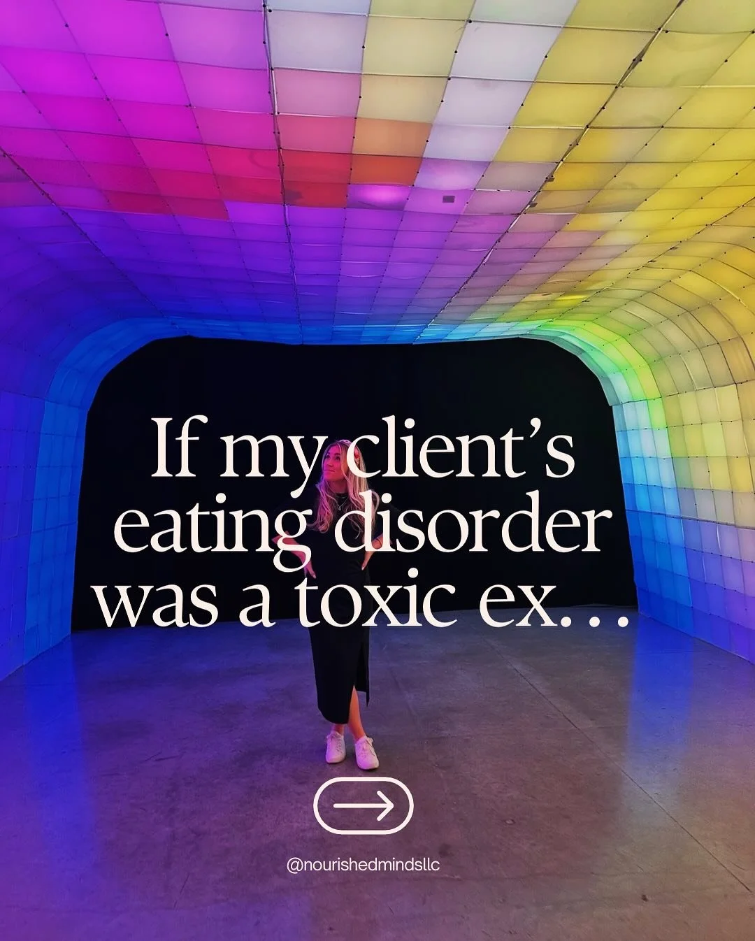 If an eating disorder was a person, we&rsquo;d call it what it is:
manipulative, abusive, and controlling.

It doesn&rsquo;t &ldquo;help.&rdquo;
It takes.

If you&rsquo;re in this right now&hellip; this is your reminder; #recoveryispossible 

#eating