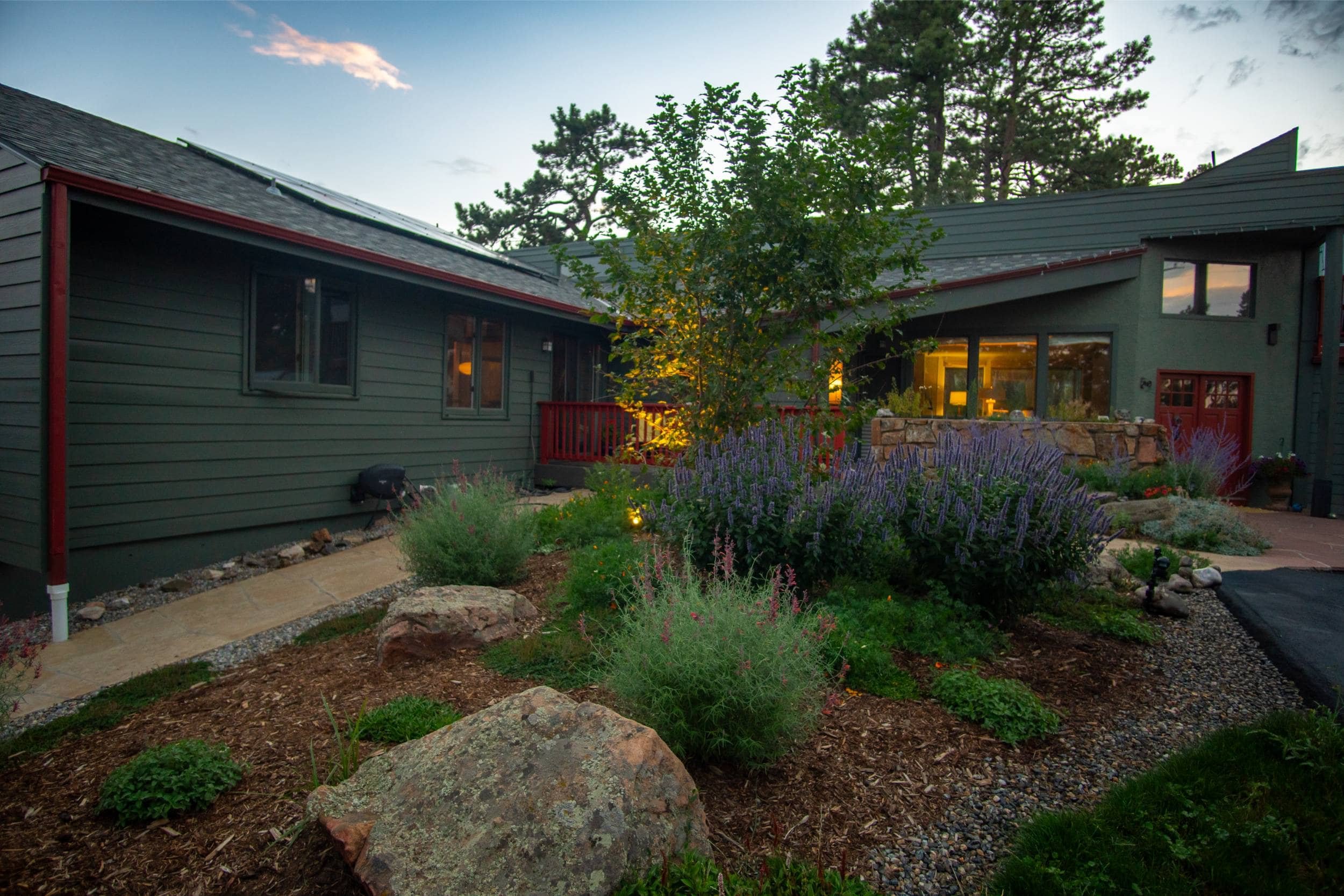Fire-wise xeriscape landscaping in Fort Collins CO