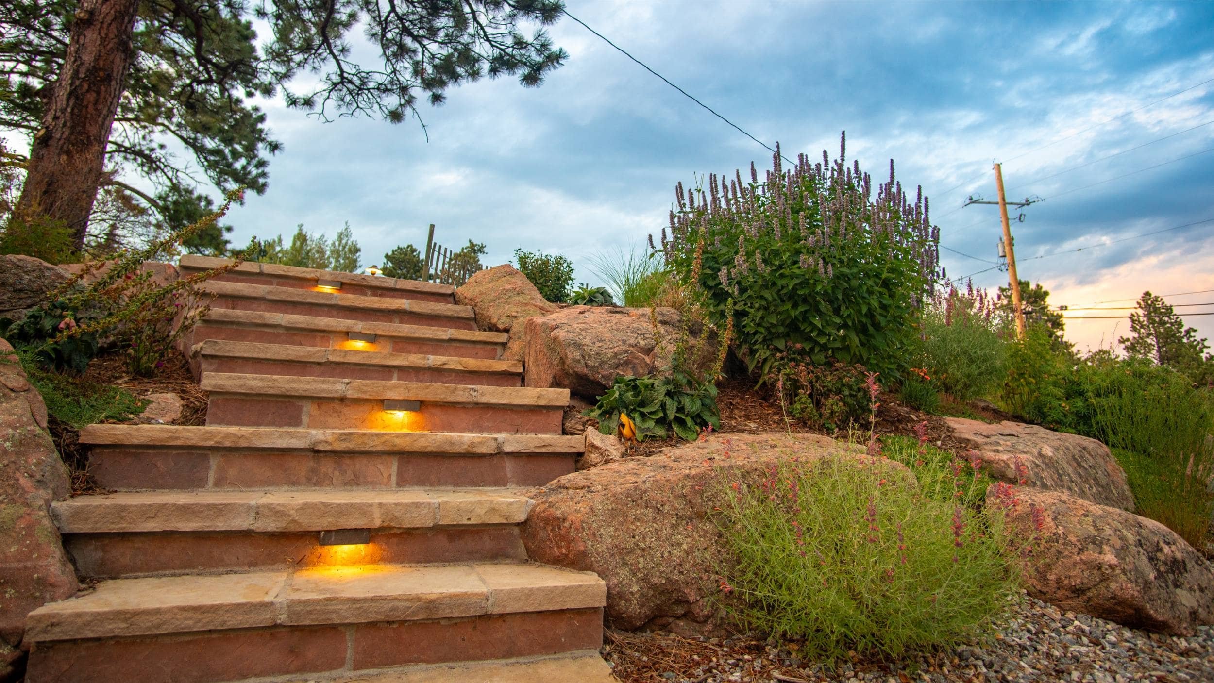Front yard landscape transformation in Fort Collins CO