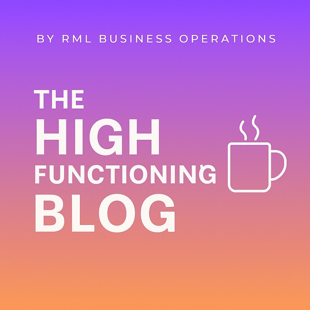 The High Functioning Blog has been live for about a month now and I&rsquo;ve been having the best time hearing what readers are taking away from it. Catch fresh posts every Tuesday!!