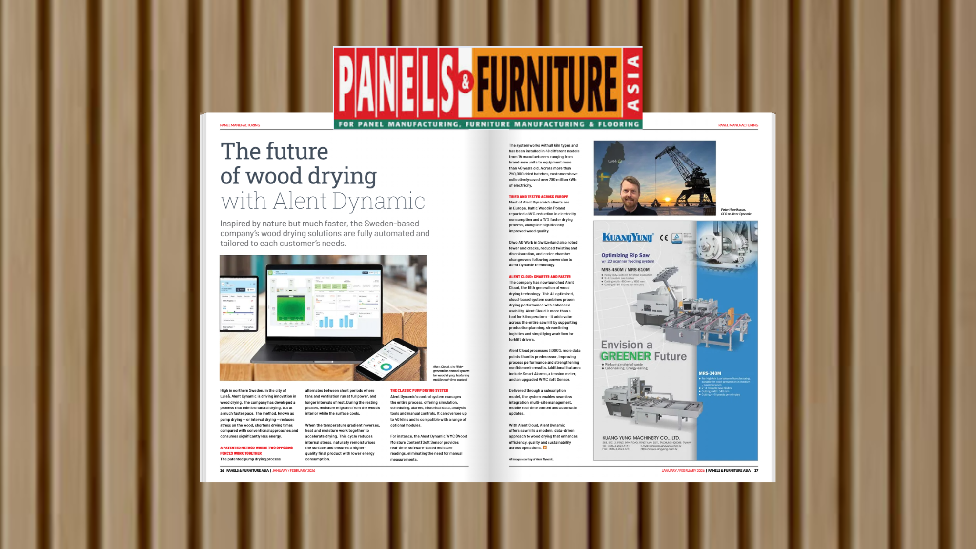 The future of wood drying with Alent Dynamic