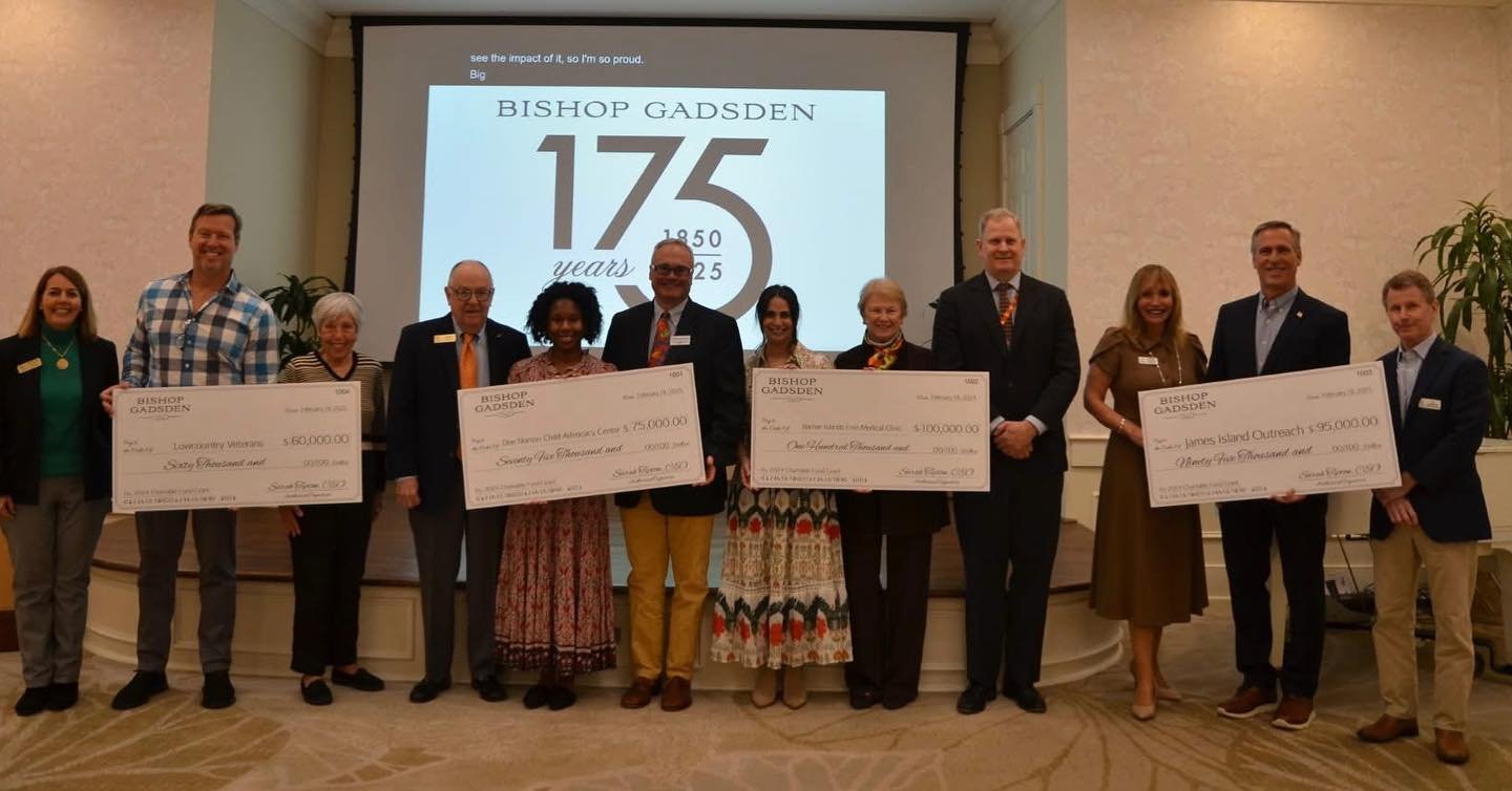 Thank you Bishop Gadsden Retirement Community! James Island Outreach will double its food storage and food shopping space this year thanks to your generosity ❤️