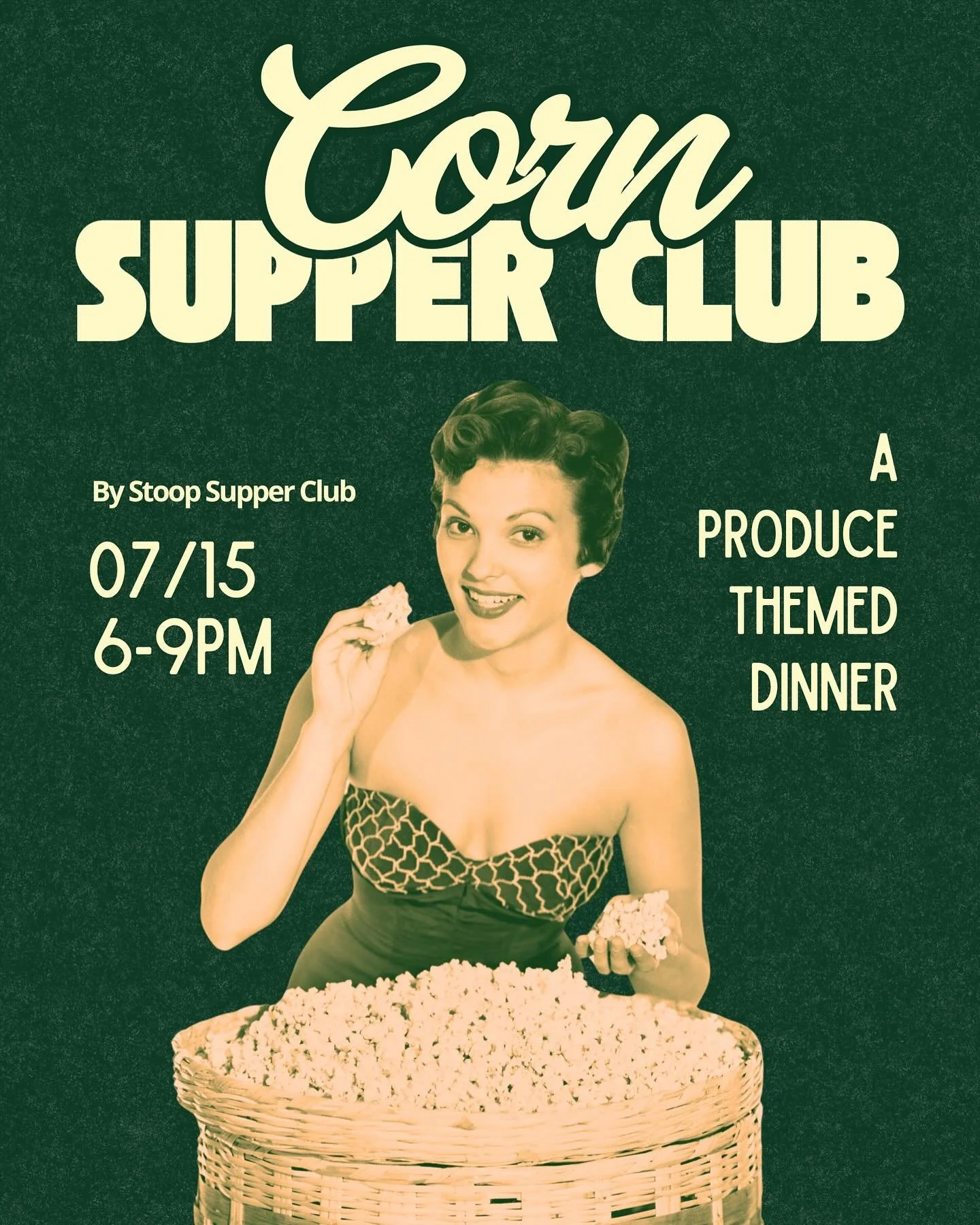 Summer veg called and we answered 🌽💛
This year&rsquo;s shining spotlight will be the humble and juicy corn. It is the epitome of summer if you ask us, served each and every way you can think of! 

Tickets available now (via link in bio), come join 