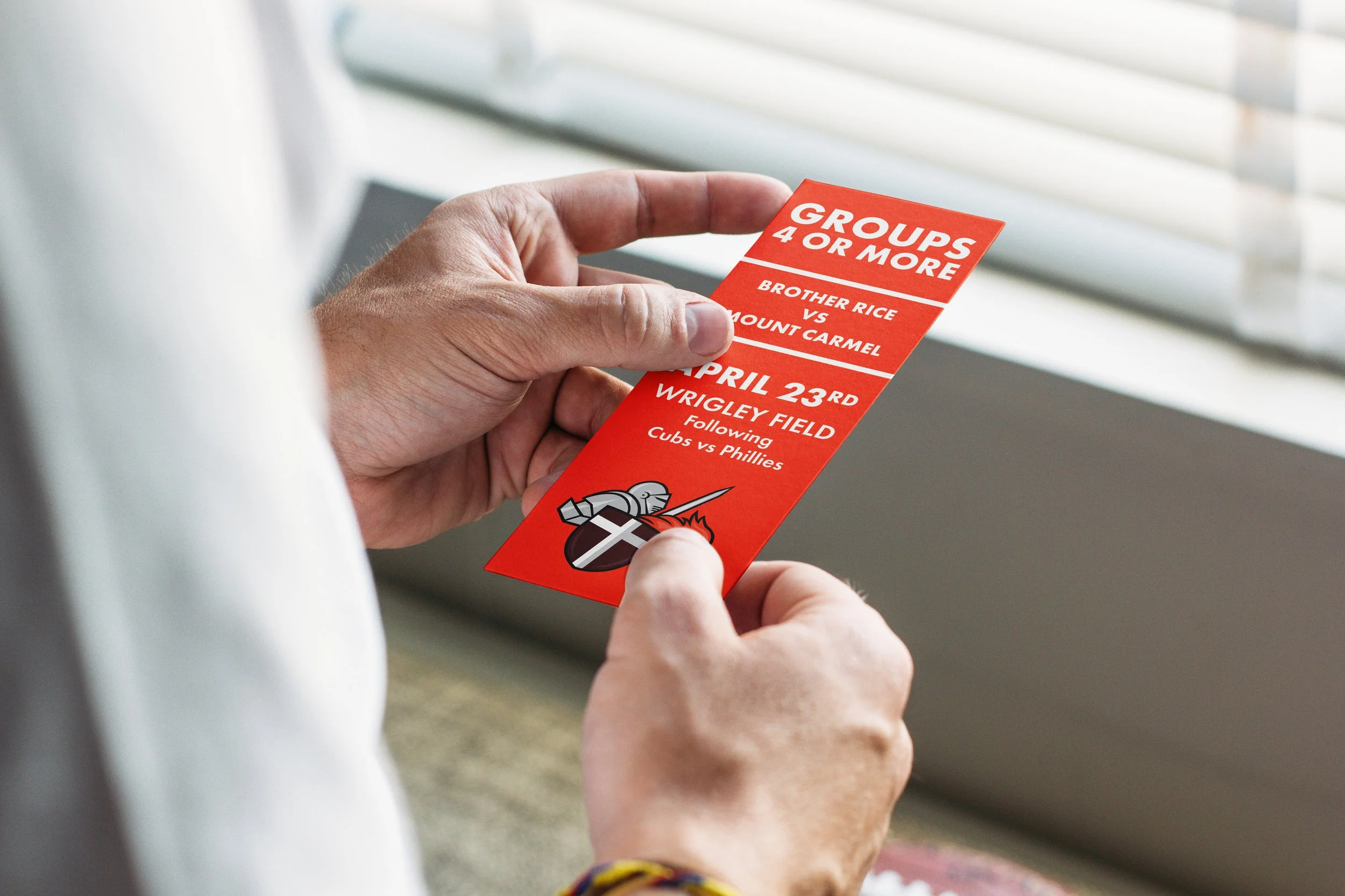 BROTHER RICE CRUSADER BASEBALL AT WRIGLEY FIELD  FOUR OR MORE TICKETS