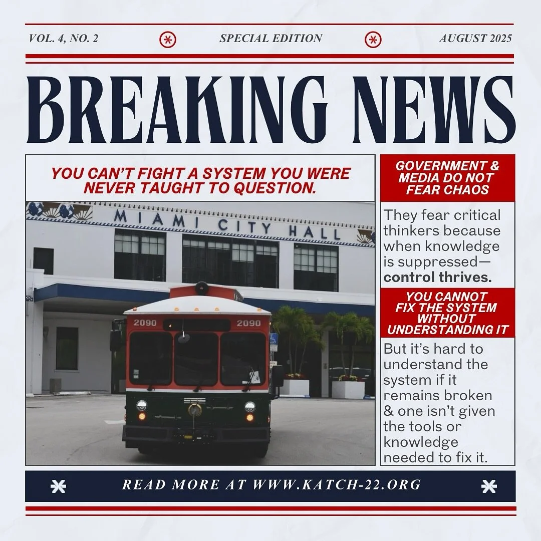 You can&rsquo;t fight a system you were never taught to question. 
📰 Knowledge is power&mdash;let&rsquo;s reclaim it! 
Explore more at www.katch-22.org
.
.
.
.
.
#KATCH22 #catch22 
#Education #Learning #EdTech #OnlineLearning #LifelongLearning #Teac