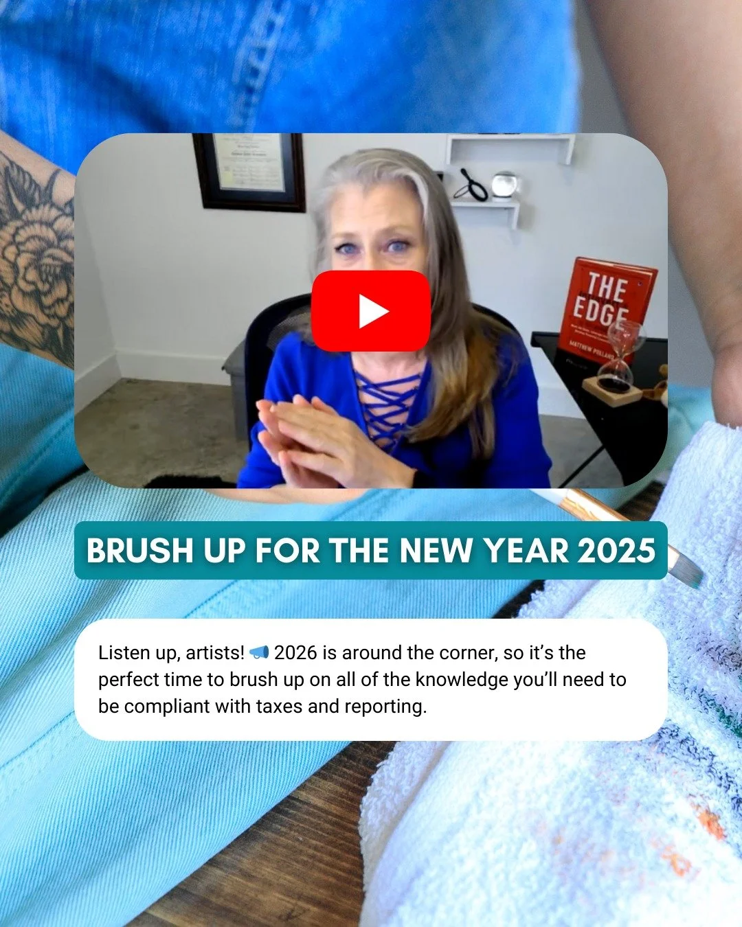Did you miss Brush Up For The New Year: Regulatory Compliance Made Easy For Artists? Not to worry, the replay is now available! 

The rules for W-9s are changing in 2026, and you need to be prepared. If you're a sole proprietor or single-member LLC, 