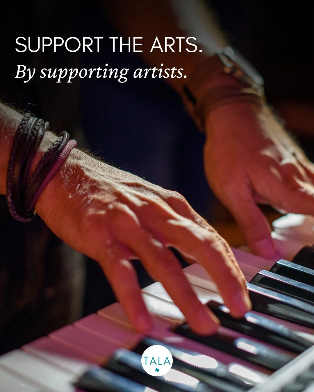 TALA supports artists, arts organizations, and inventors with a range of educational programming and one-to-one matches with pro bono lawyers and accountants.

You can support Texas artists by contributing a tax-deductible gift to help us continue ou