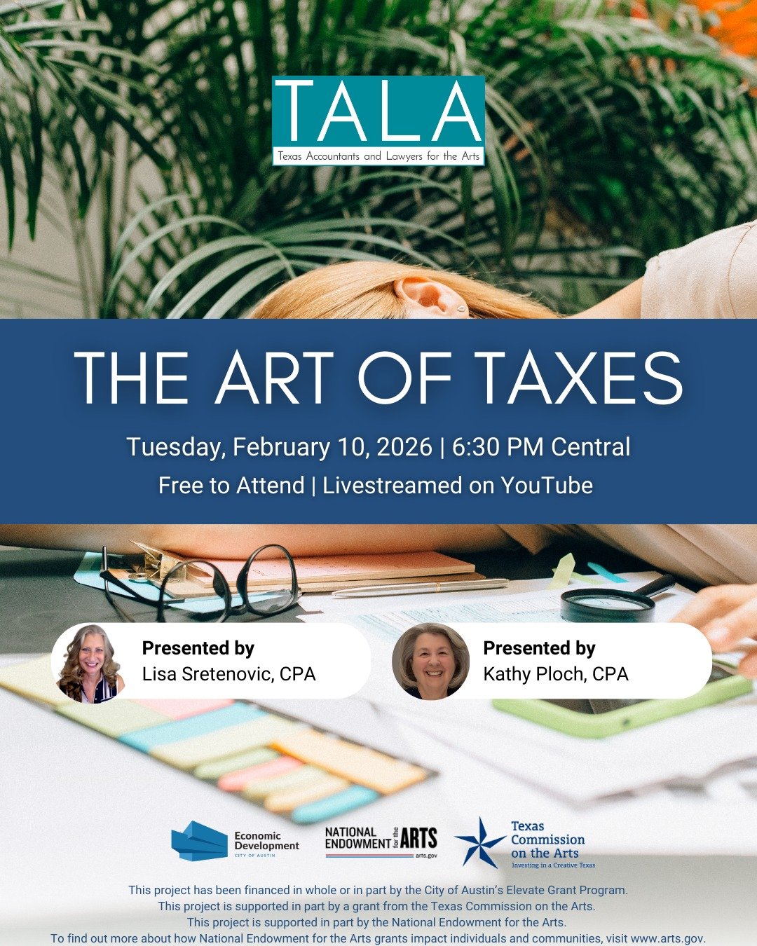 2️⃣ Two weeks until the Art of Taxes! This tax seminar is designed with artists in mind and caters specifically to their tax concerns. Get ready to dive in on Tuesday, February 10!

Register at the link in our bio!