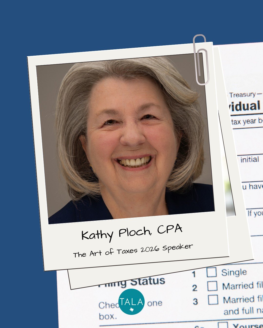 MEET THE SPEAKERS 💙 Kathy Ploch is a CPA at Durio and Korpal P.C. She previously spent 7 years as a Tax Compliance and Consulting Specialist at Harper &amp; Pearson Company, P.C. She has been in public accounting preparing all types of taxes for 35 