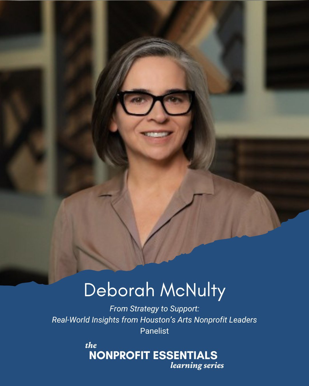 MEET THE HOUSTON PANELISTS: Deborah McNulty is a nonprofit executive who guides organizations to grow and succeed with creative strategies, balancing processes, people and systems. She has worked with mayors, boards, CEOs and community leaders in var