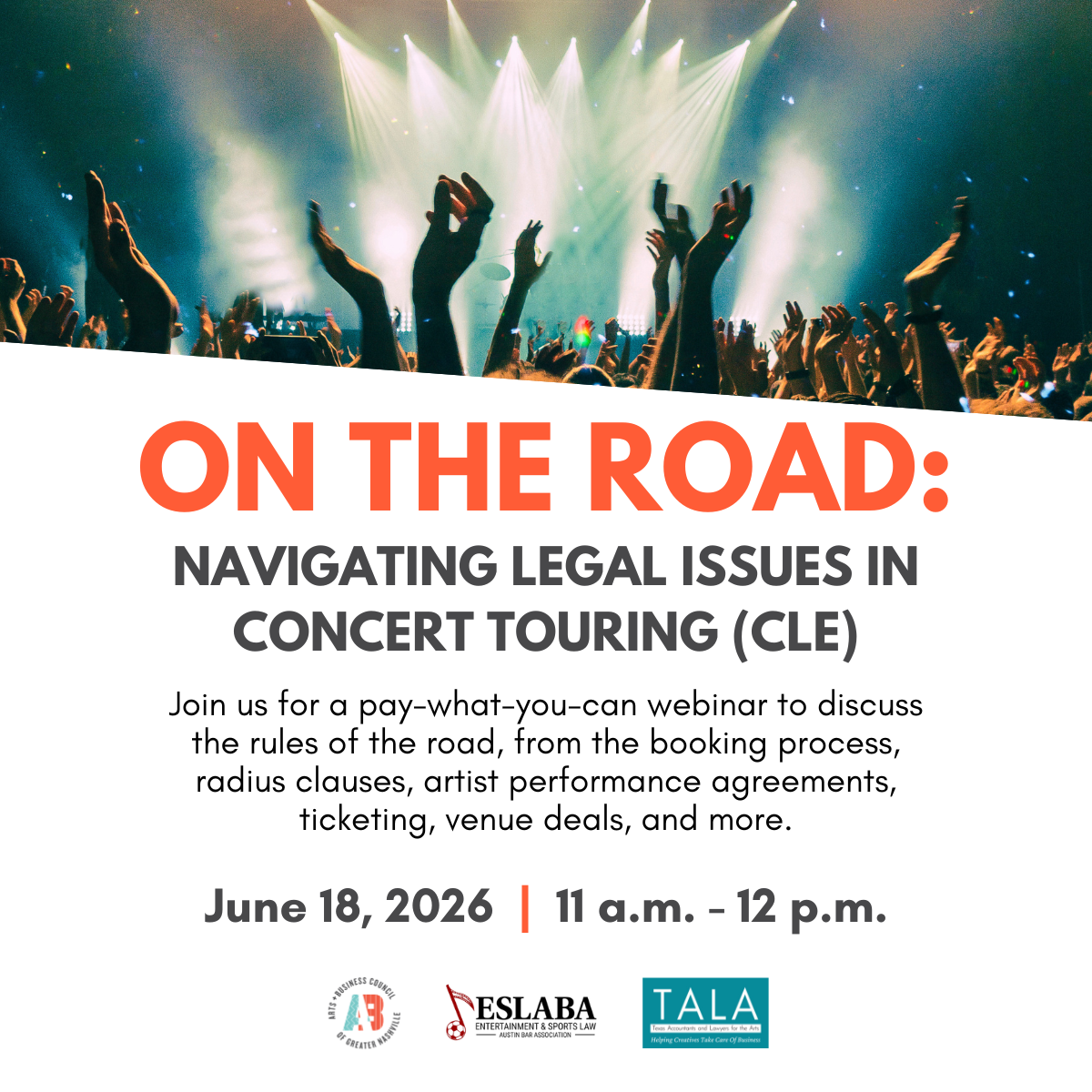 On the Road: Navigating Legal Issues in Concert Touring