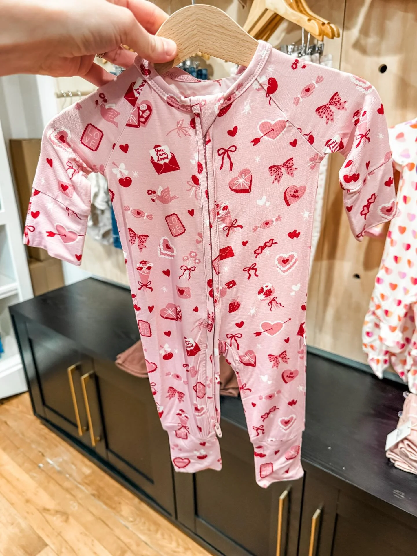We&rsquo;ve got the cutest picks in store for your little loves this Valentine&rsquo;s Day! ❤️🩷 

Which one is your favorite?! We think hearts should be worn all year long because they are so LOVELY! 🥰

#babyboutique #shopsmall #michiganboutique #b
