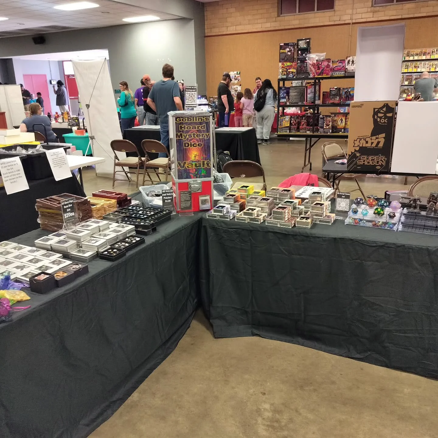 One of the things we love about doing smaller conventions is the chance to really talk with folks. We get a chance to learn about your characters, your campaigns, and just about you in general. We get to meet awesome creators and curators and make so