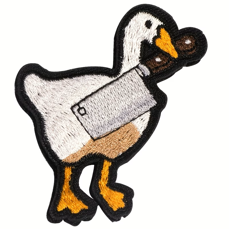 Iron-On Embroidered Murder Goose Cleaver Patch