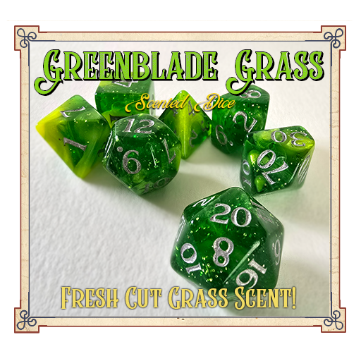 Greenblade Grass: Scented Dice by Studio Woe