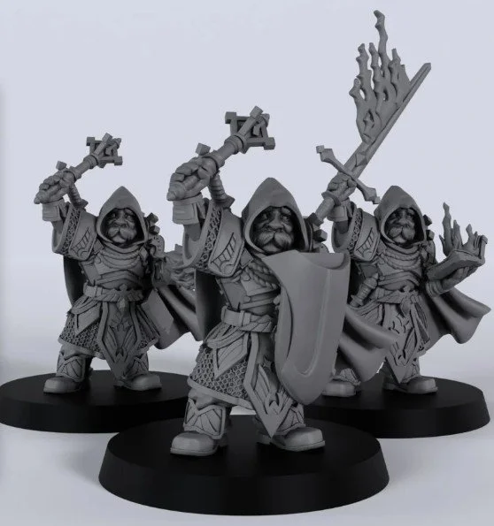 TFM - Hardened Gnome Cleric (Single Unit) (Unpainted)