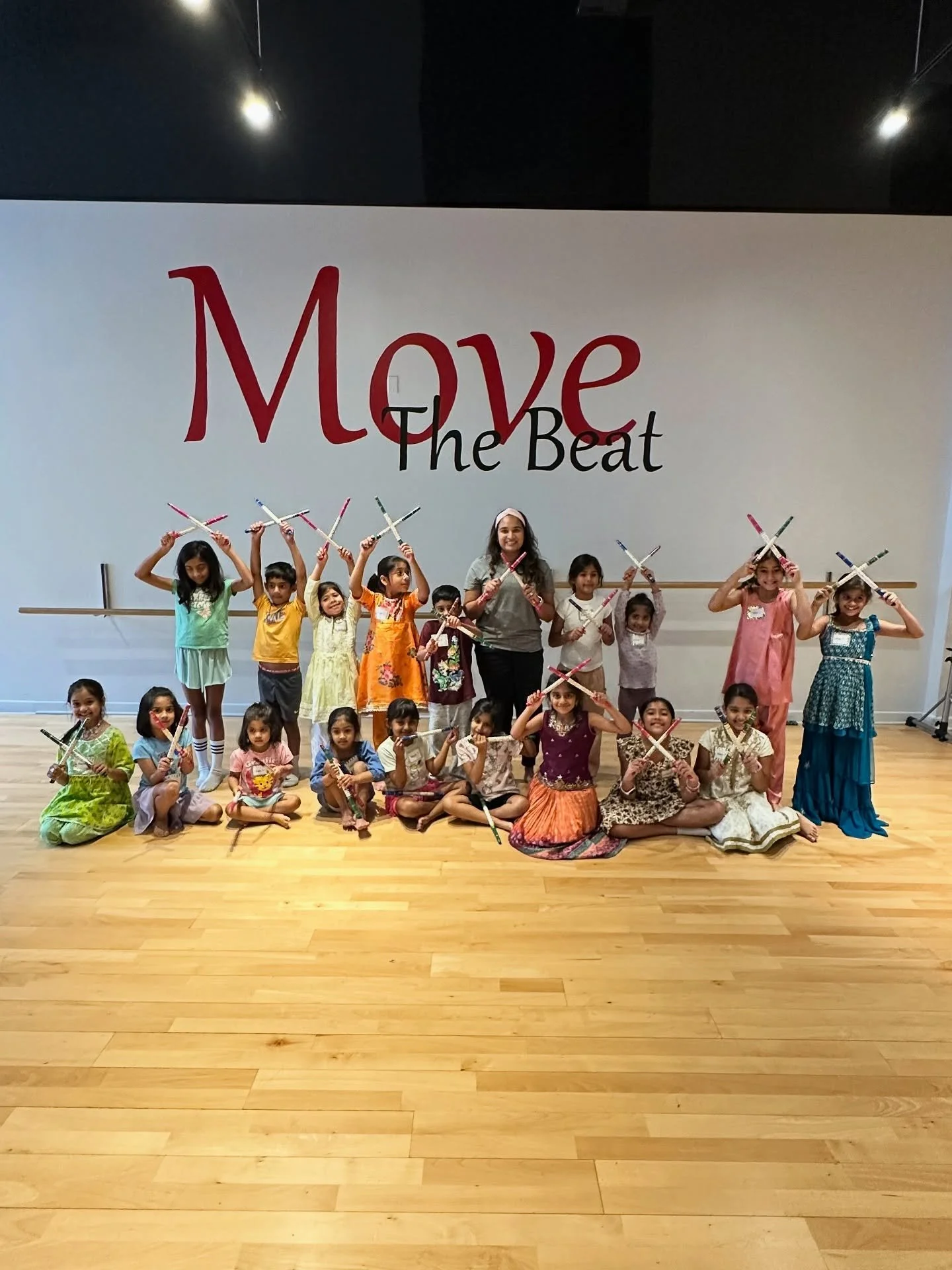 Happy Navratri to everyone! A big thank you to all the kids who joined our Kid&rsquo;s Garba/Raas class and made it so special 💃🏽🕺🏽 We learned how to do 2-taali, 3-taali, and 5 step Raas together. 

Want to join the fun? Check out www.ranidance.c