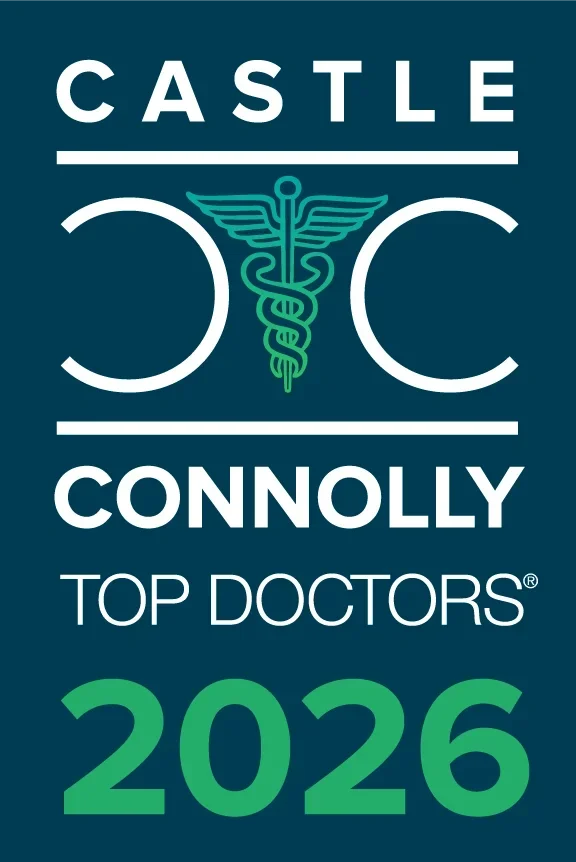 Castle Connolly Top Doctors 2026 badge awarded to Dr. Jessica Marabella of Blossom Family Medicine in Arlington Heights, IL