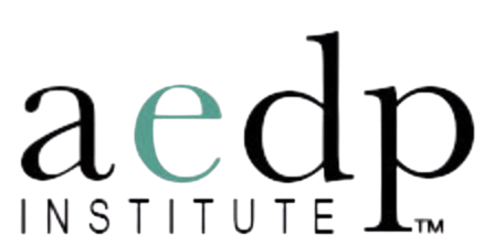 Logo of Accelerated Experiential Dynamic Psychotherapy Institute with stylized lowercase letters and a teal accent on the 'e'. A form of therapy that focuses on processing deep emotional experiences in a safe enviornment