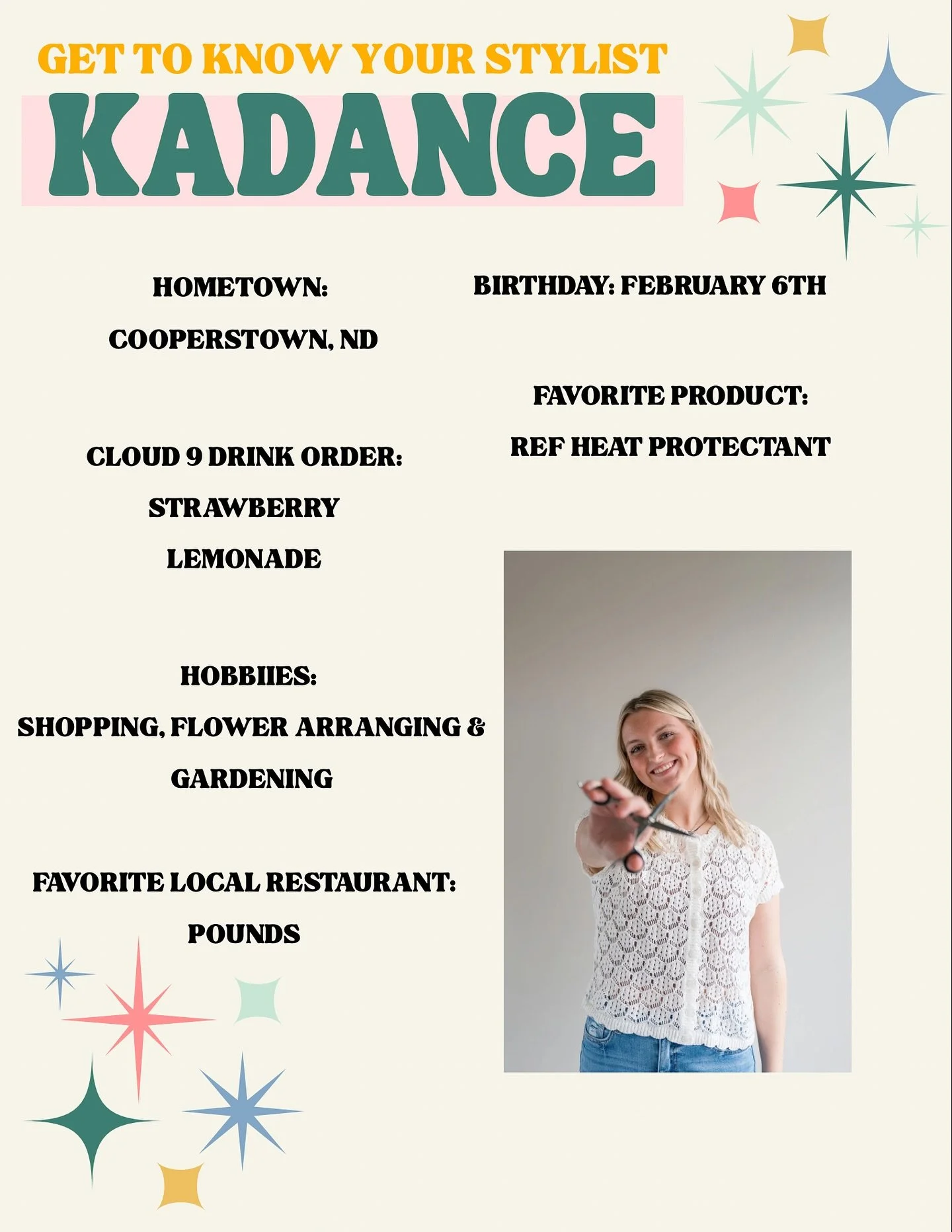 Kadance! The blonde whisperer 🤍