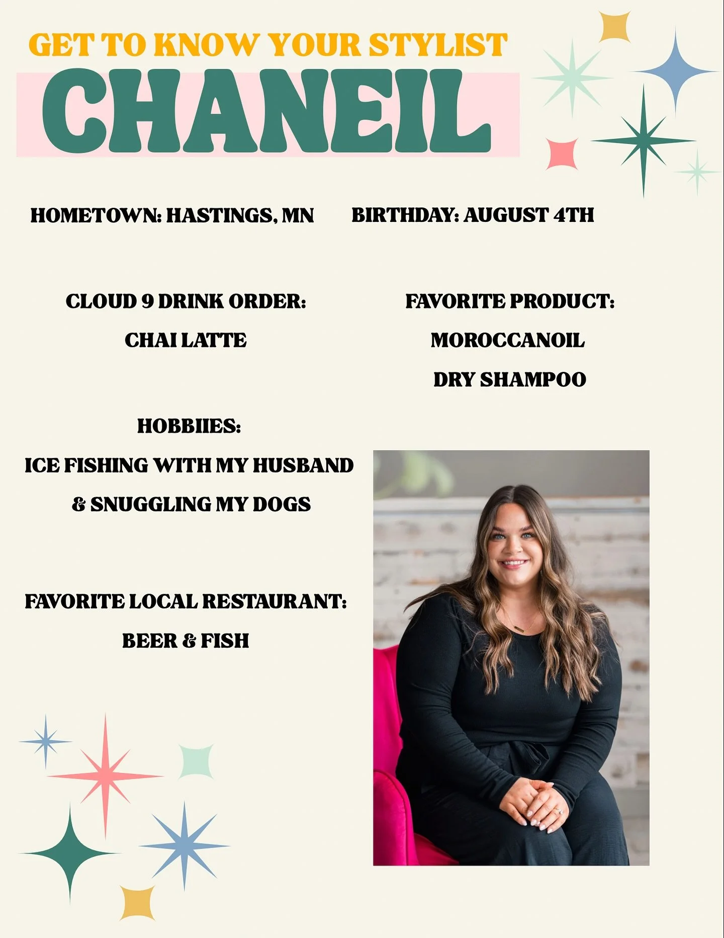 You already know her...Chaneil 💕