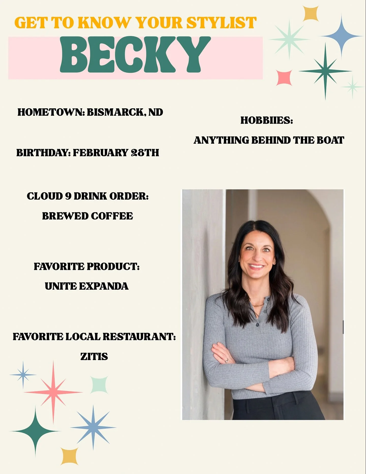 Her favorite title : stylist 💕