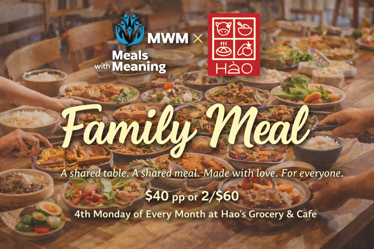 Meals with Meaning Family Meal, 4/27