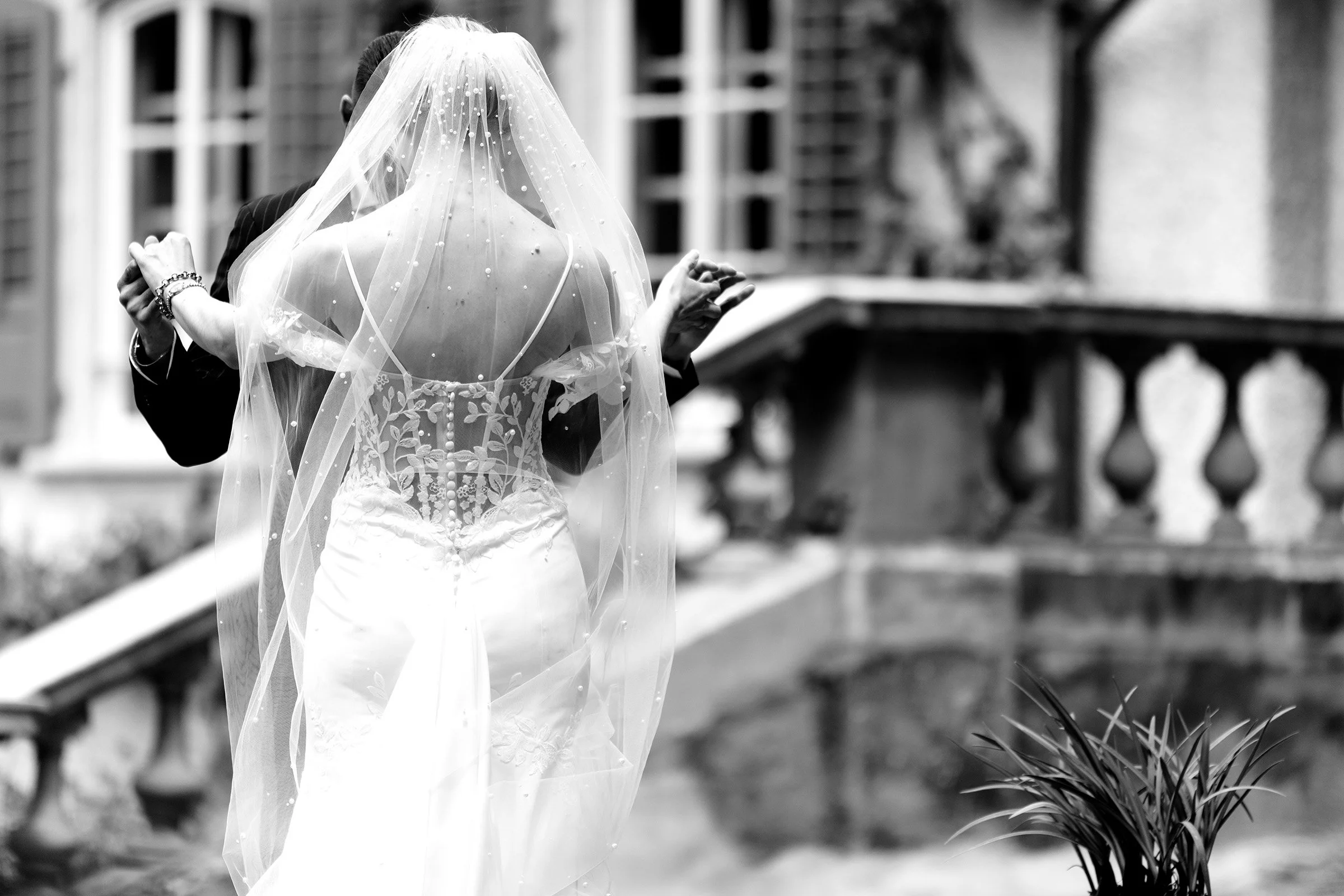 Harmonie im Innenhof bei der Villa Sonnenberg