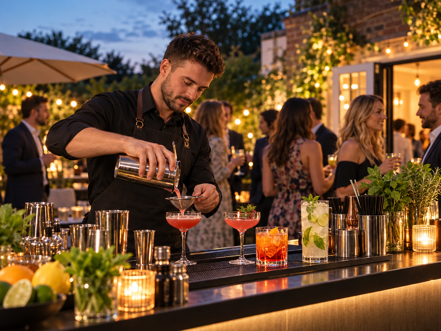 How Much to Hire a Bartender for a Party in the UK?
