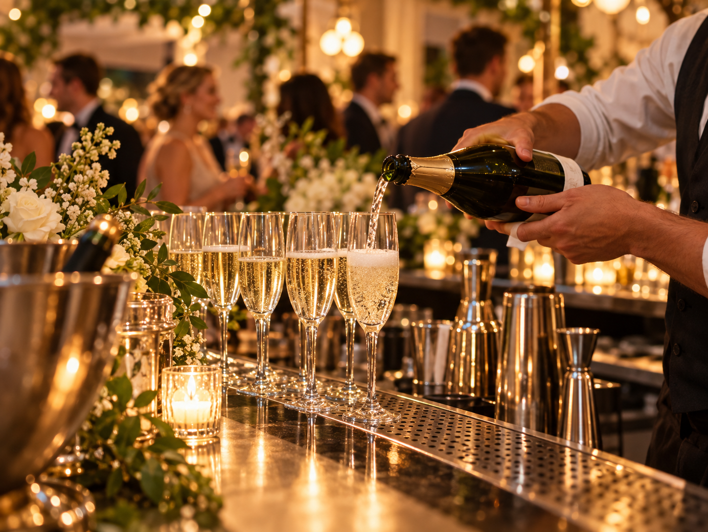How Much Money to Put Behind the Bar at a Wedding?