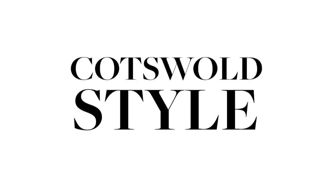 Black text on white background that reads 'COTSWOLD STYLE' in a stylish font