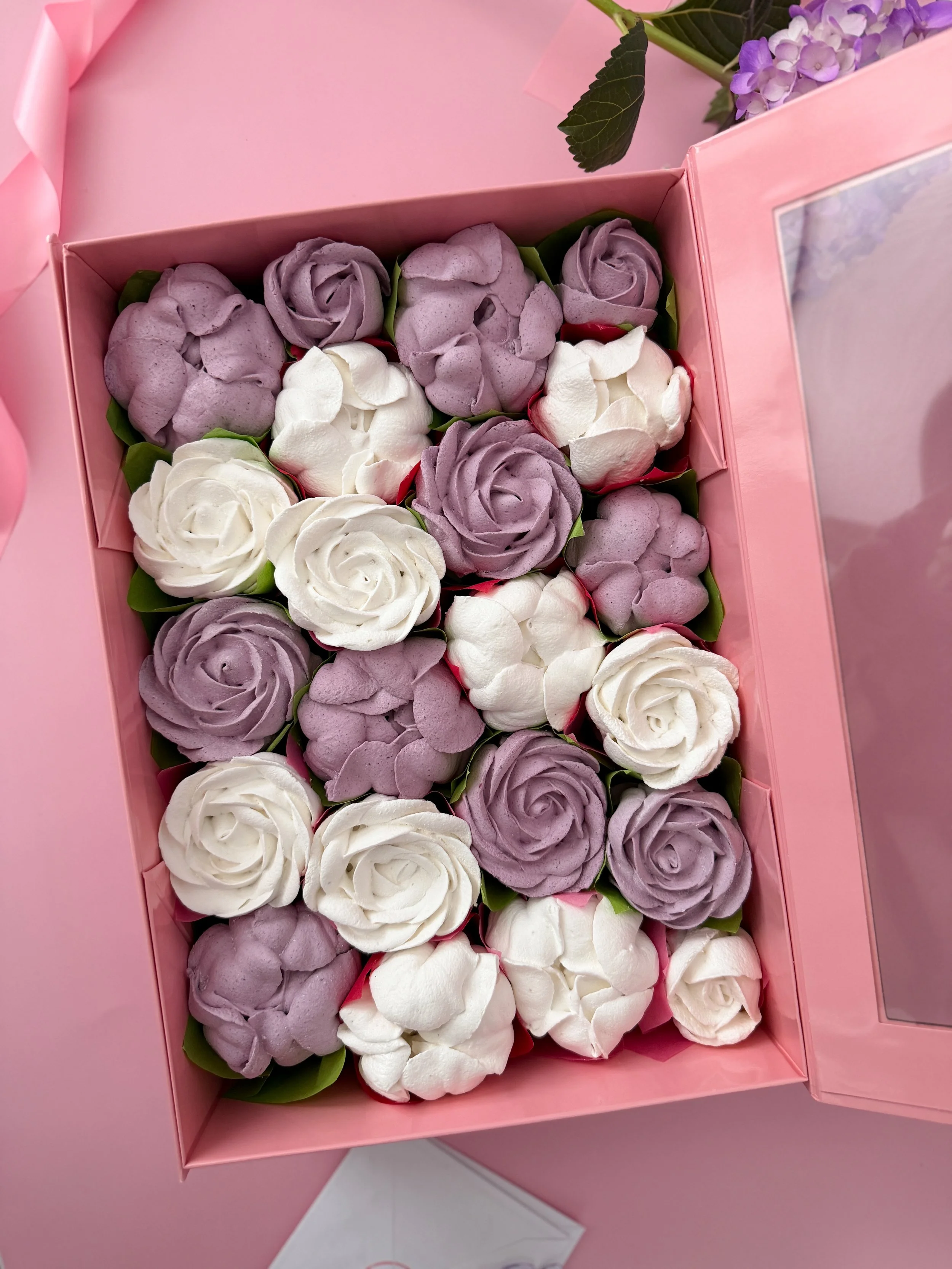 large gift box of edible flowers.JPG
