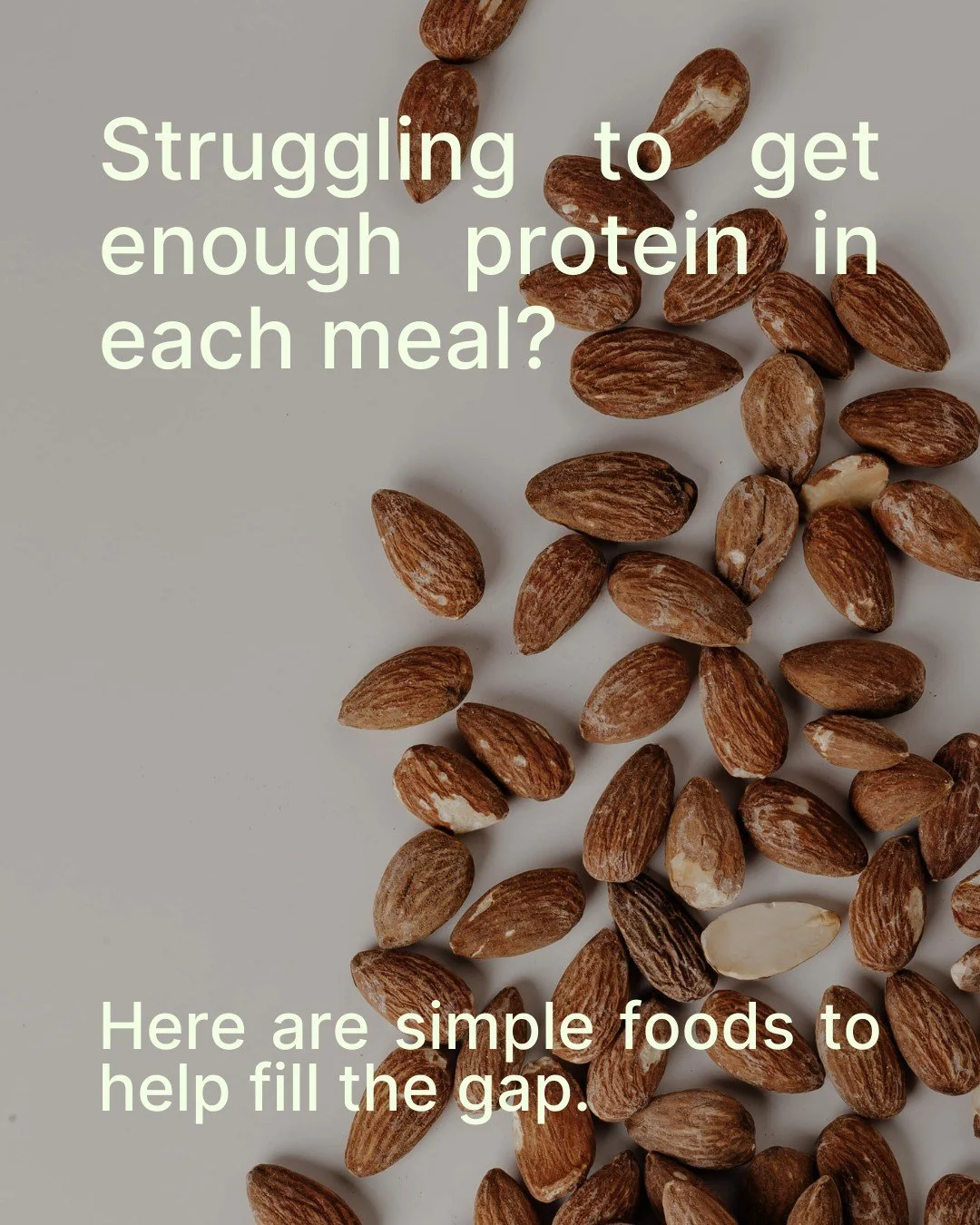 Struggling to hit your protein goal in meals...?

and over adding in boiled eggs!? 😆

Here are simple protein gap fillers that can be easily added to meals, that are not eggs 🙌🏻

The protein amounts are listed per 100g.
You will not be eating 100g