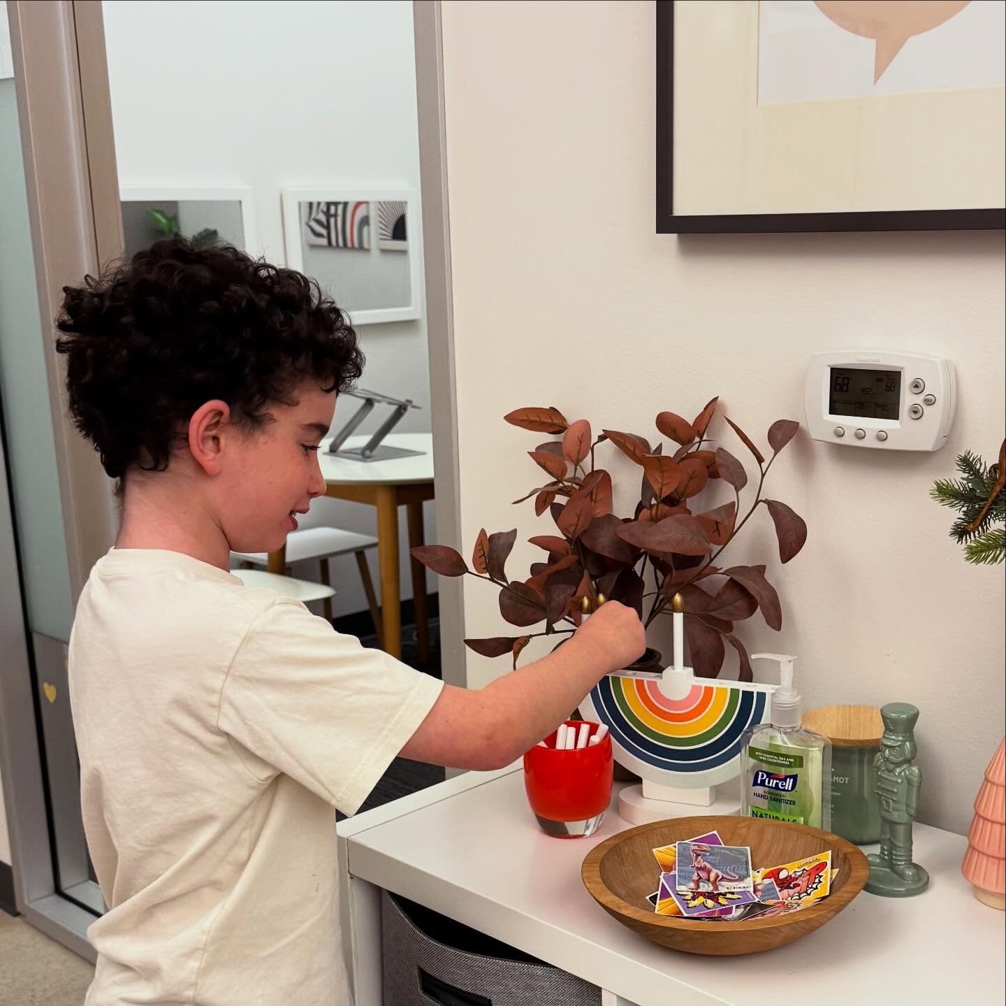 The sweetest helpers are adding light to the world this week. Happy Hanukkah! 🕎