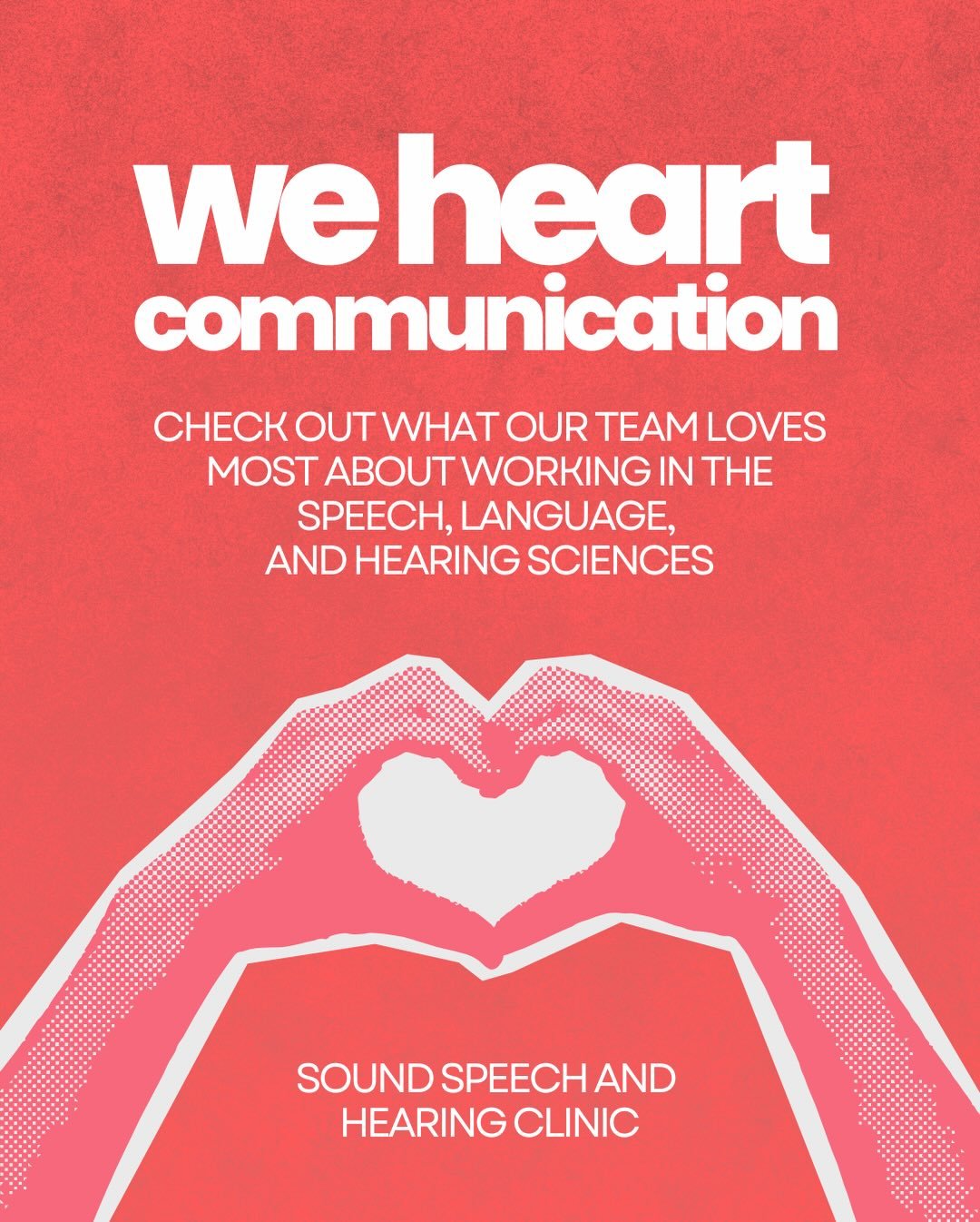 🫶We&rsquo;d give all the flowers to the speech, language, and hearing sciences 💐💘😍 

#soundshc #valentines #speechlanguagepathologist #audiologist #communicationsciences