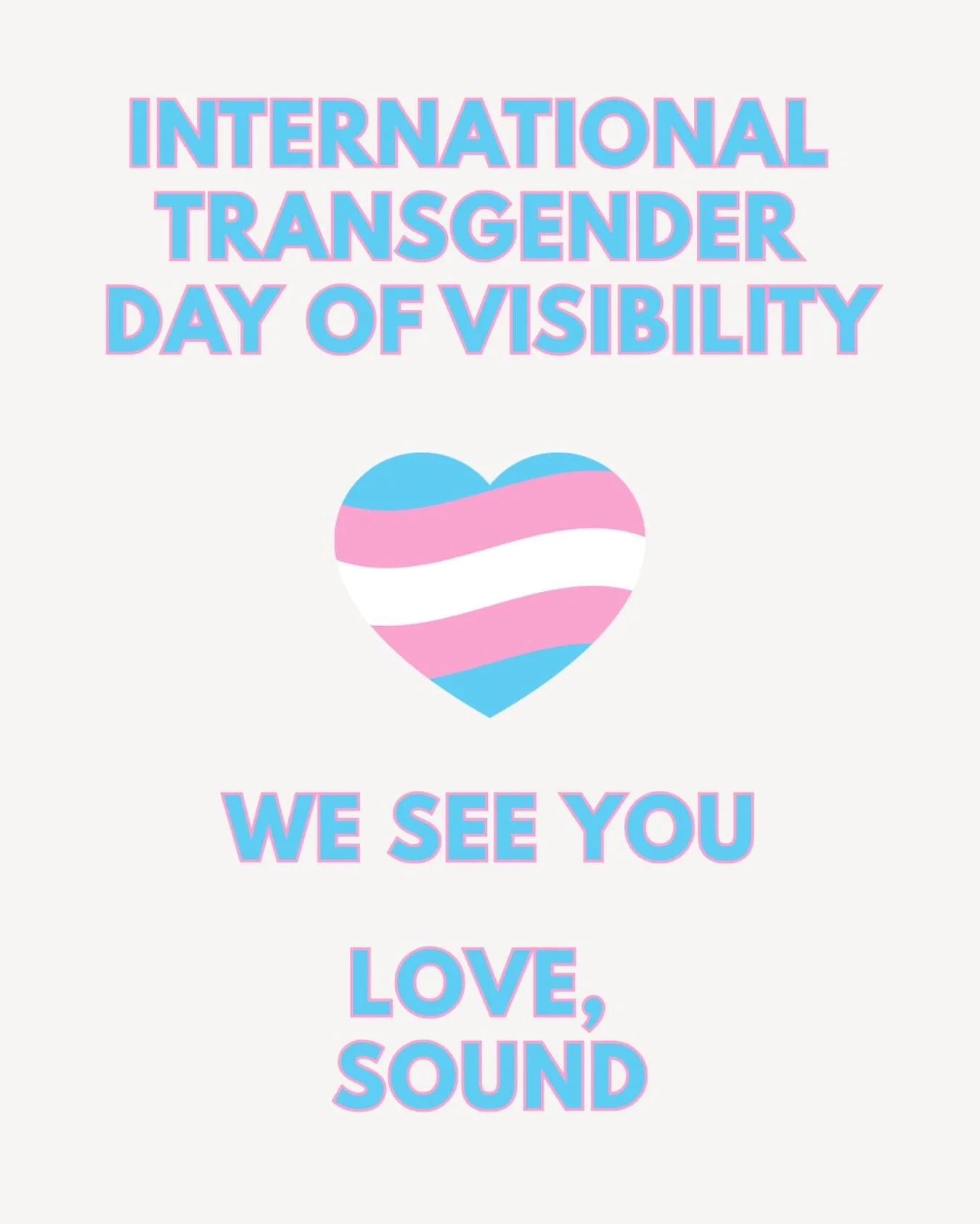 And we celebrate you! 🏳️&zwj;⚧️