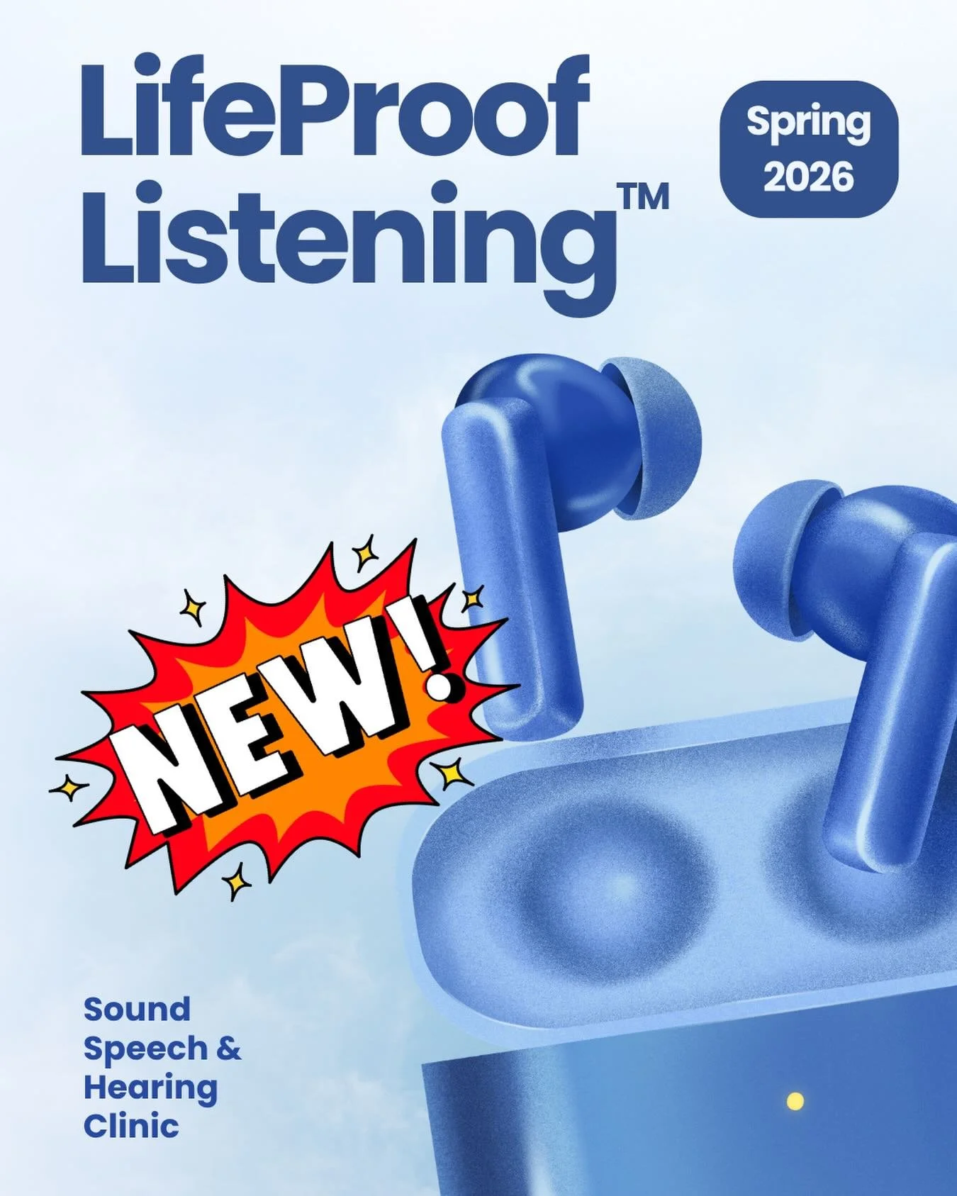 📣 Introducing our newest product line:

LifeProof Listening&trade; Ear Filters!

Perfect for:

&bull; Toddler tantrums

&bull; Group texts read out loud

&bull; In-laws giving advice

&bull; That one friend who tells LONG stories

Available in &lsqu