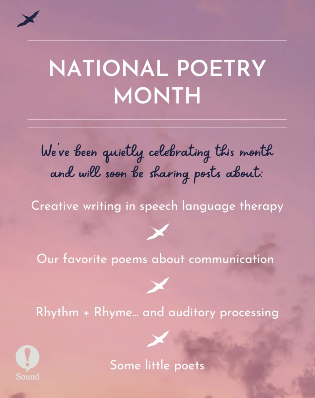 National Poetry Month 