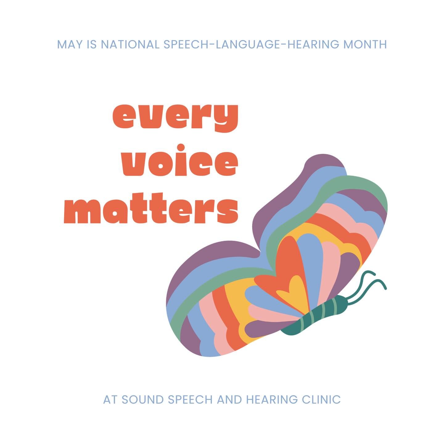 Every voice matters 💬✨

May is National Speech-Language-Hearing Month, and at Sound Speech and Hearing Clinic, we&rsquo;re celebrating the many ways people communicate, connect, and express who they are.

This month, we&rsquo;re highlighting:

✨ Neu