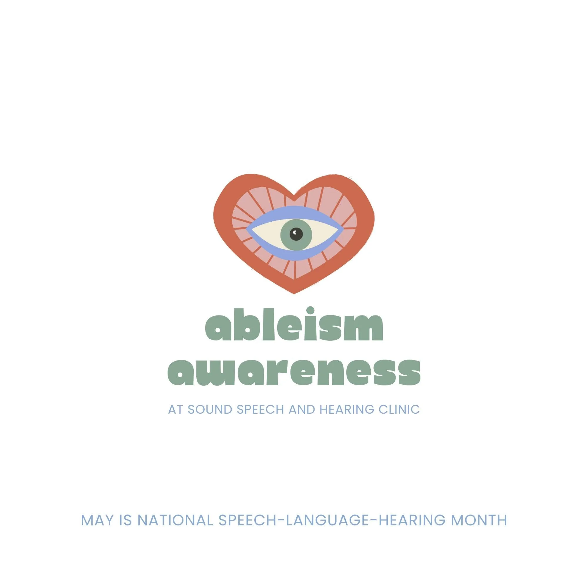 💛 This week for National Speech-Language-Hearing Month, our team continues to audit our language and examine our assumptions and attitudes for ableism!

#nationalspeechlanguagehearingmonth #soundshc