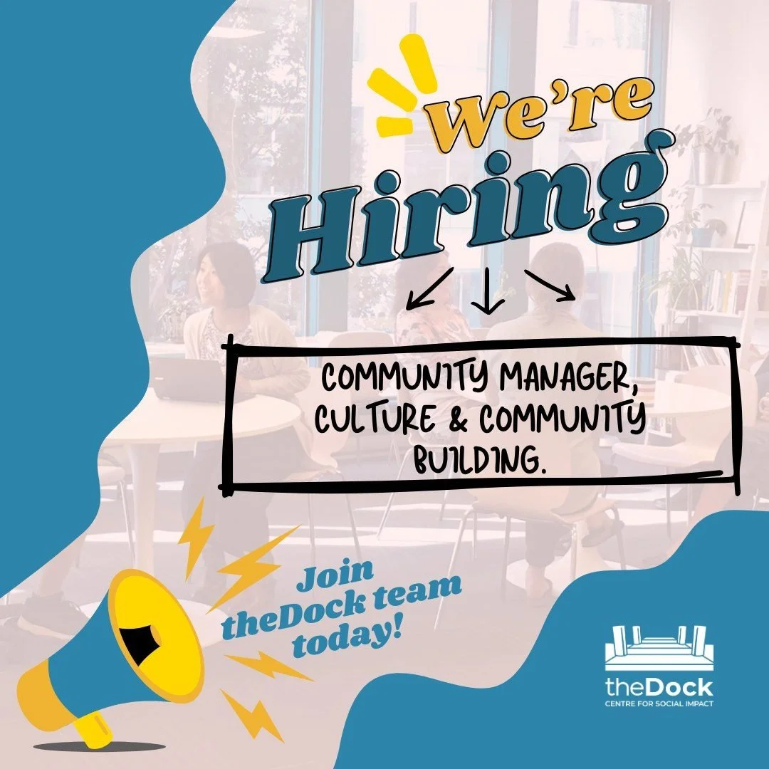 📣 We are hiring! Join our team at theDock: Victoria, BC's only dedicated impact coworking space as our first Community Manager, Culture &amp; Community Building! This new role will be responsible for growing our amazing coworking community, ensuring